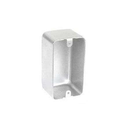 Southwire Electrical Box, 13.5 cu in, Handy Box Type, Stainless Steel, Rectangular Shape G19282-BLNKSS
